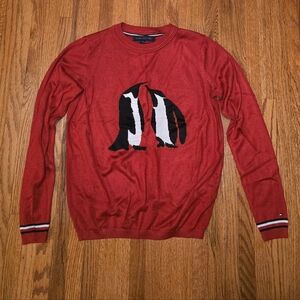 Red Tommy Hilfiger sweater